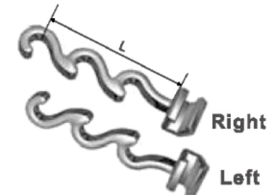 DentoSmile Spiral Crimpable Hook